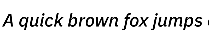 Preview of Aneliza SemiBold Italic font