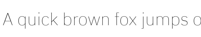 Preview of Aneliza Thin font