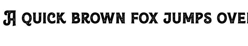 Preview of Anerome Stamped font