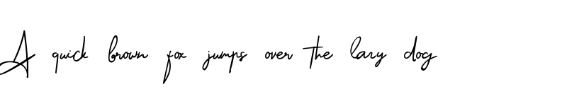 Preview of Anfather Regular font