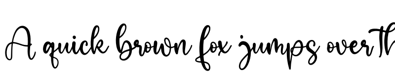 Preview of Angel Lovely Regular font