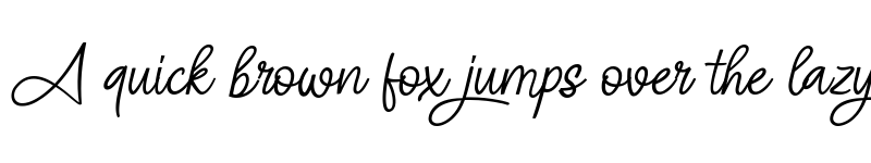 Preview of Angel Signature Italic Regular font