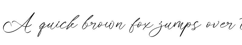 Preview of Angela Cindysttar Regular font