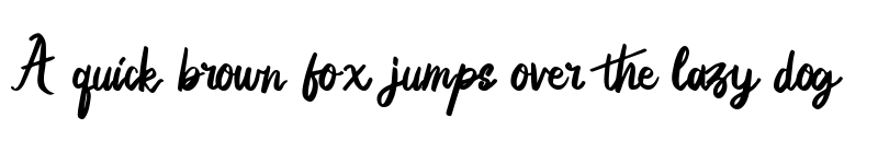 Preview of Angela Regular font