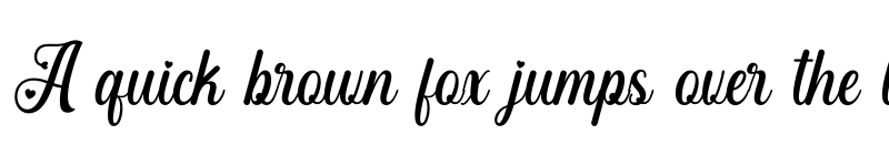 Preview of Angelia Beauty Regular font