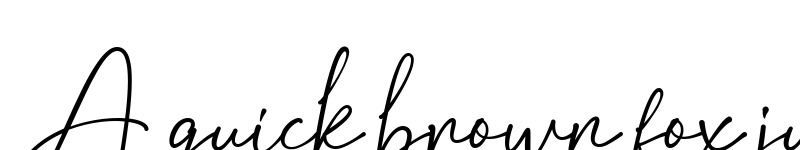 Preview of Angelia Devitson Regular font