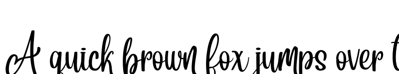 Preview of Angelina Regular font