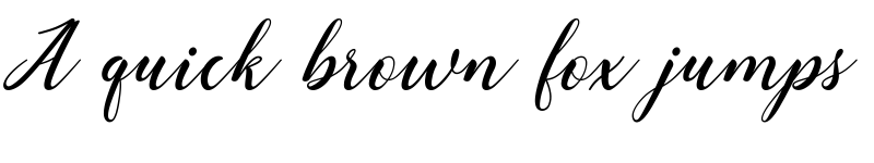 Preview of angeline bba key font