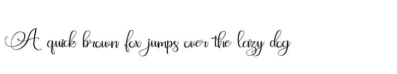 Preview of Angeliny Regular font