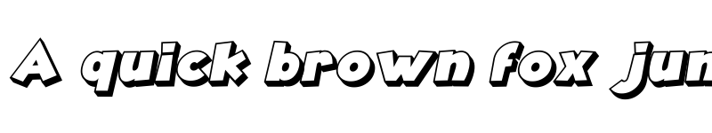 Preview of Angella Outline Italic font