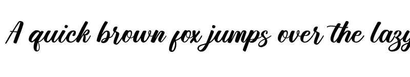 Preview of Angellya Regular font