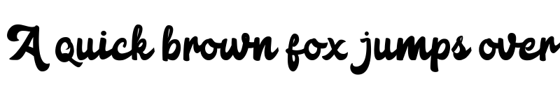 Preview of Anggada FREE Regular font