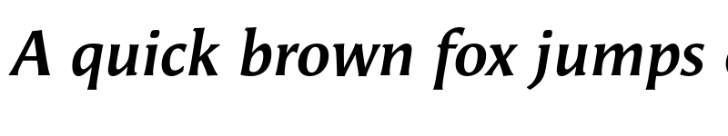 Preview of Angie Pro Bold Italic font