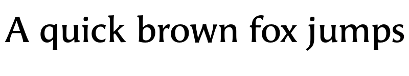 Preview of Angie Pro Demibold font