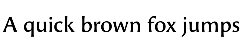 Preview of Angie Sans Std Demi font