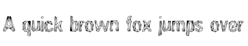 Preview of Angioma AOE Regular font