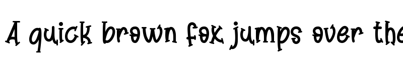 Preview of Angkise Regular font