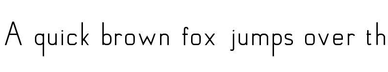 Preview of Anglean Regular font