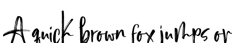 Preview of Angler fish Regular font