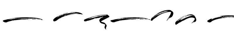 Preview of Angler fish Underlines Regular font