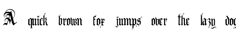 Preview of Anglo Text Regular font