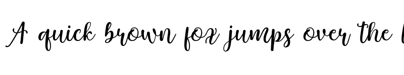 Preview of Angola Script Regular font