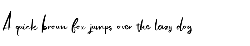 Preview of Angolia Regular font