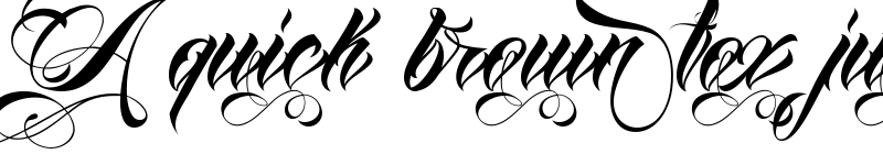 Preview of Anha Queen VMF Regular font