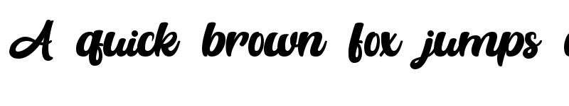 Preview of Anhattan Regular font