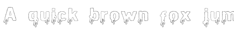 Preview of AnimalCasualty Regular font