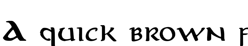 Preview of Aniron Bold font