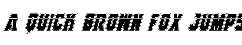 Preview of Anitlles Laser Academy Italic Italic font