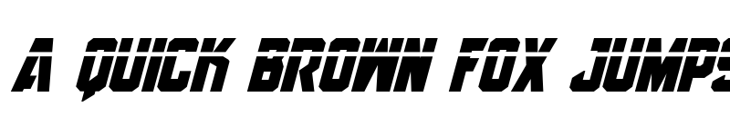 Preview of Anitlles Laser Italic Italic font