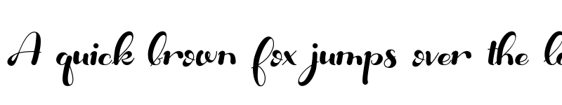 Preview of Anitya Regular font