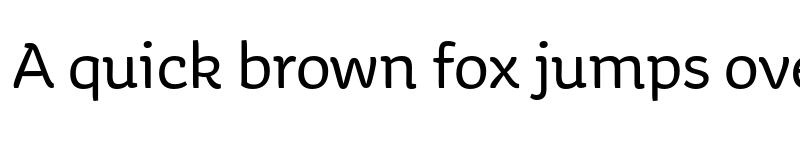 Preview of Aniuk Regular font