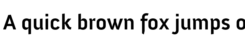 Preview of Anivers Bold font