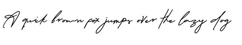 Preview of Anjanies Regular font