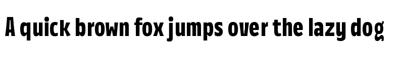 Preview of Annuario Condensed Black font