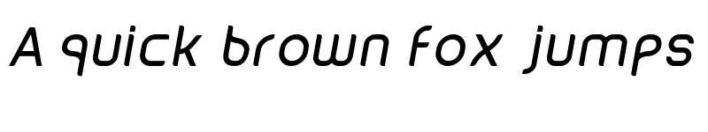 Preview of Anokha Italic font