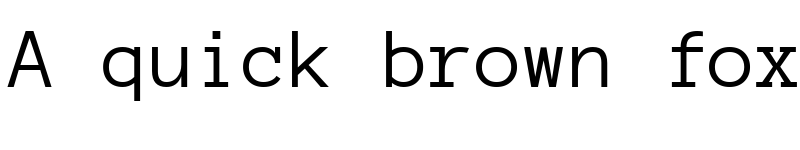 Preview of Anonymous Regular font