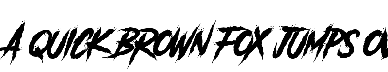 Preview of Another Danger Slanted - Demo Regular font