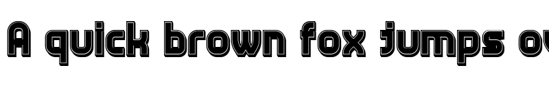 Preview of Answer 3D Filled Regular font