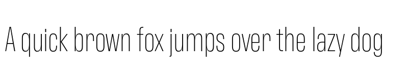 Preview of Antarctican Headline Extralight font