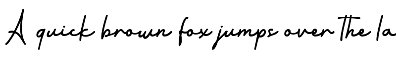 Preview of Antheia Regular font