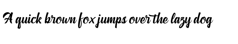 Preview of Anthemie Regular font