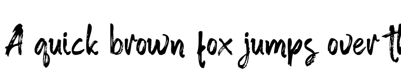 Preview of Anther Brush Regular font