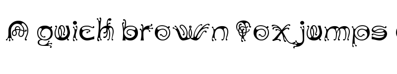 Preview of Antherton Cloister Regular font