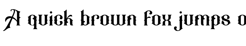 Preview of Anthique Alt Three Regular font