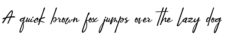 Preview of Anthoni Gristhea Regular font