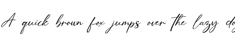 Preview of AnthoniaSignature Script font